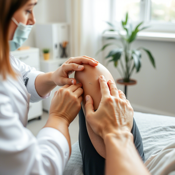 درمان درد ساق پا با طب سوزنی