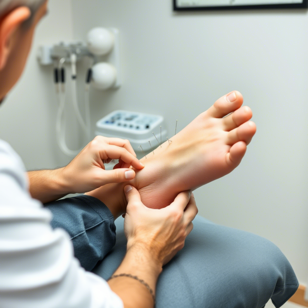 درمان پا درد با طب سوزنی