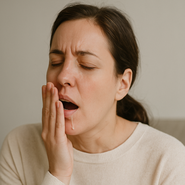 ترشح شدید بزاق دهان