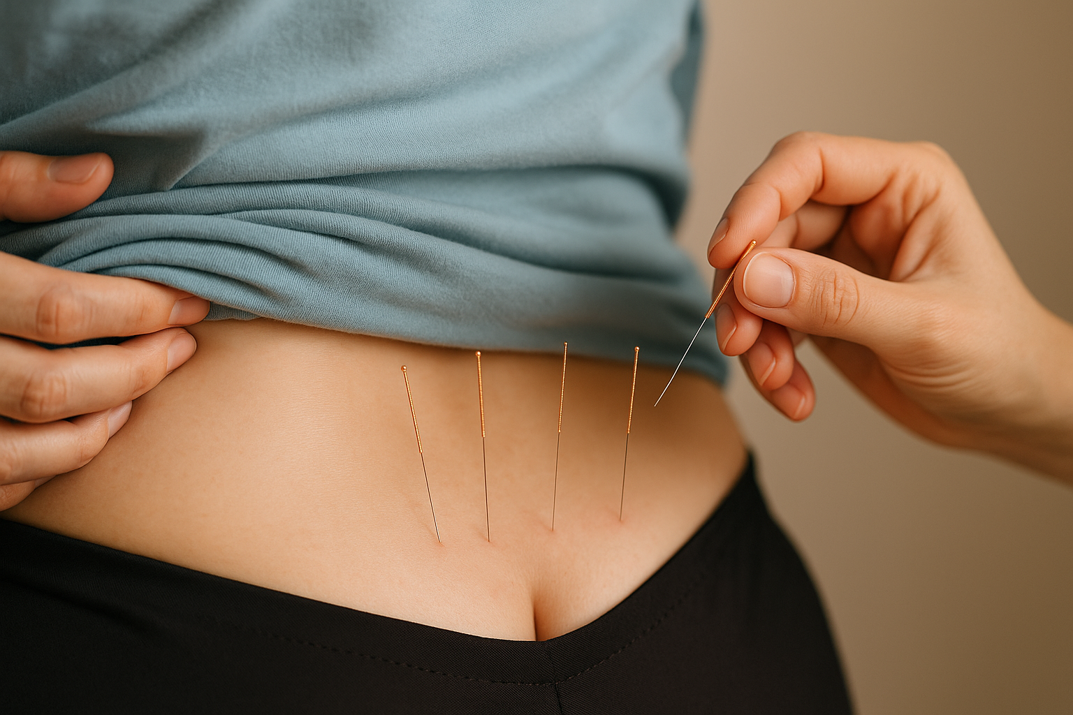 درمان بواسیر با طب سوزنی