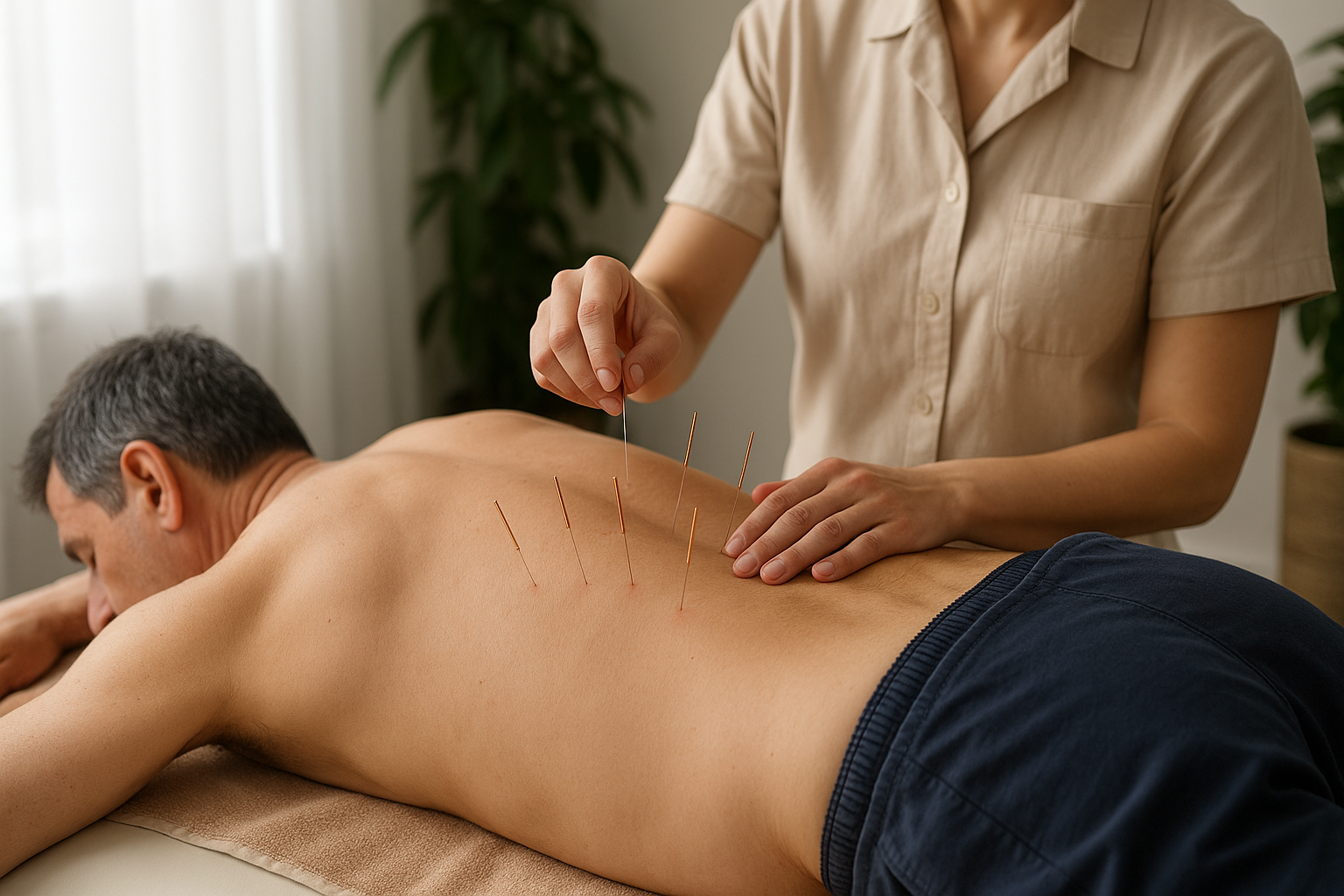 درمان بیرون‌زدگی دیسک کمر با طب سوزنی