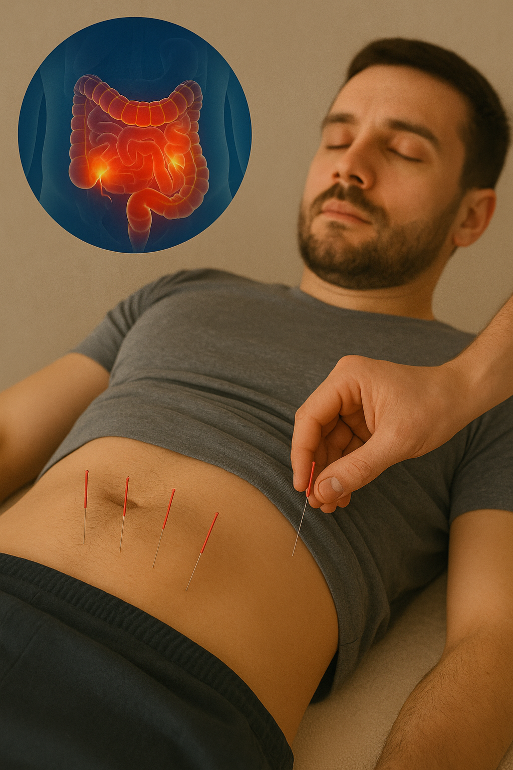 درمان زخم کولیت با طب سوزنی