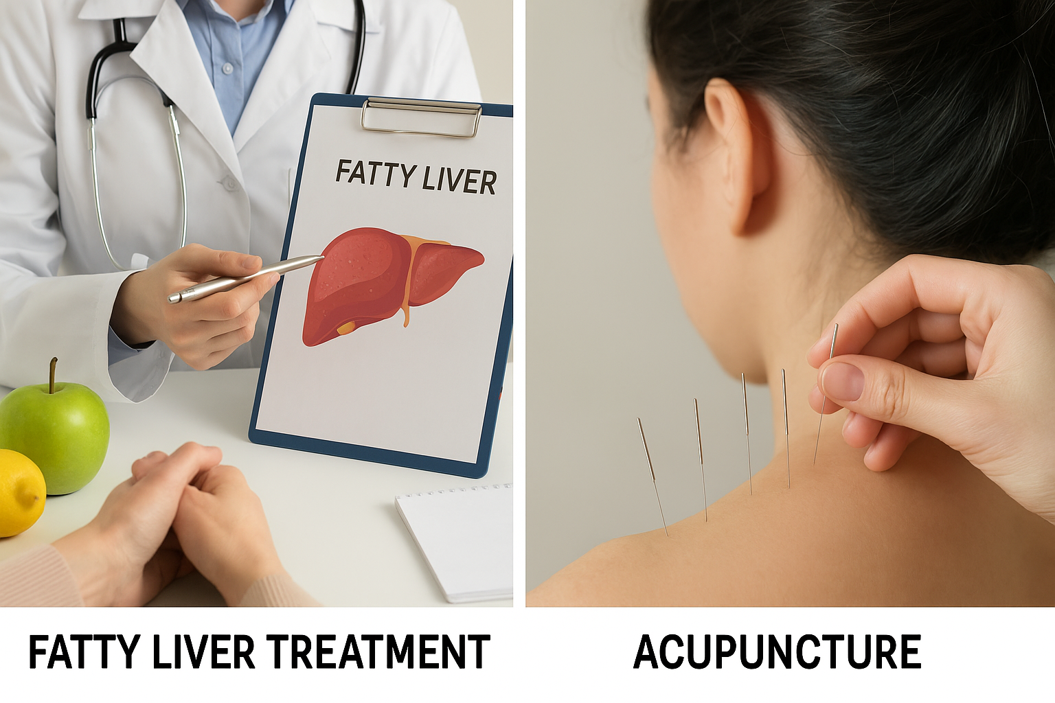درمان کبد چرب با طب سوزنی
