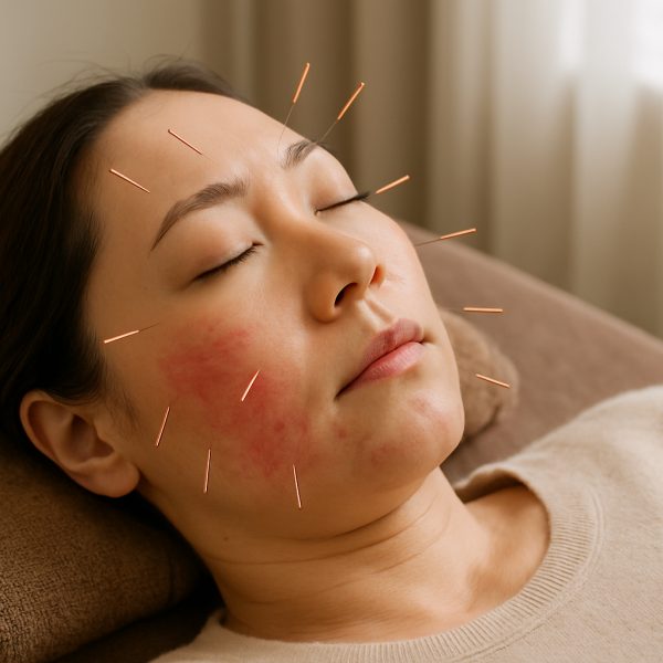 طب سوزنی در درمان حساسیت پوستی